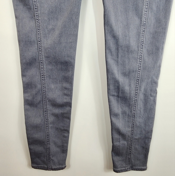 American Eagle Seamed Hi-Rise Jegging Next Level Stretch Grey 6 NWT - Picture 7 of 8